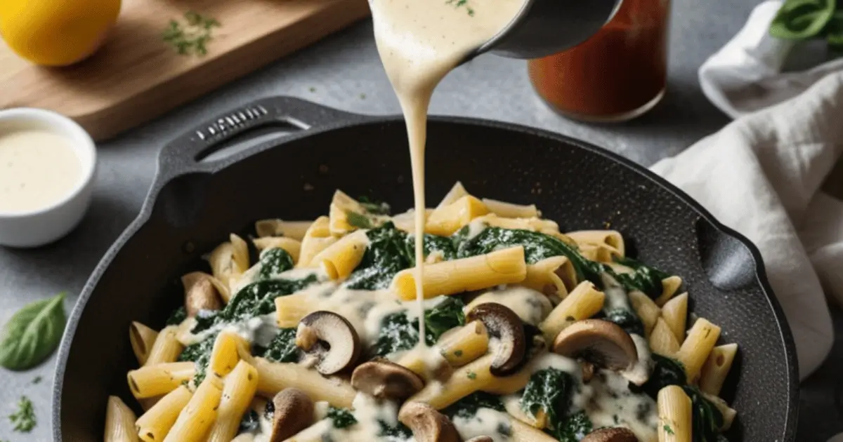 Vegetarian Alfredo Recipe – Creamy Fettuccine with Fresh Vegetables