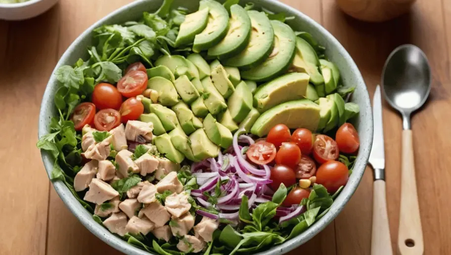 Keto Chicken Avocado Salad