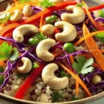 Asian Cashew Quinoa Salad