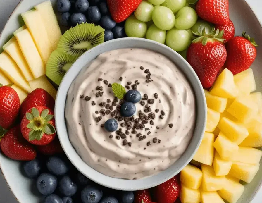 Chocolate Chip Greek Yogurt Dip with PBFit